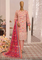 HZ Asasa Embroidered Printed Lawn Collection'25 Vol-02 D-06